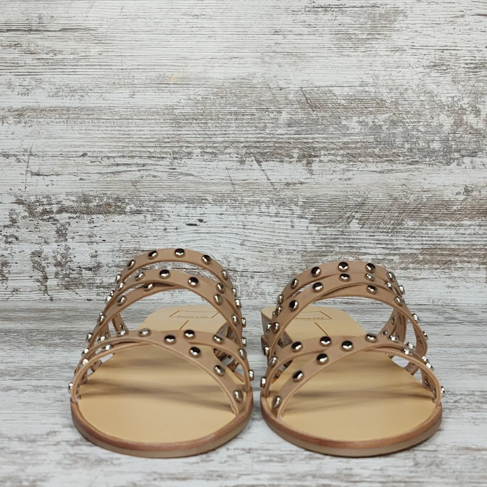 🟦NIB Dolce Vita Pinta Cafe Studded Strappy Slide Sandal - Picture 9 of 16